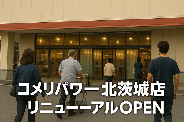コメリパワー北茨城店　リニューアルOPEN